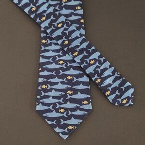 Lord & Taylor Blue Shark Boy's Tie